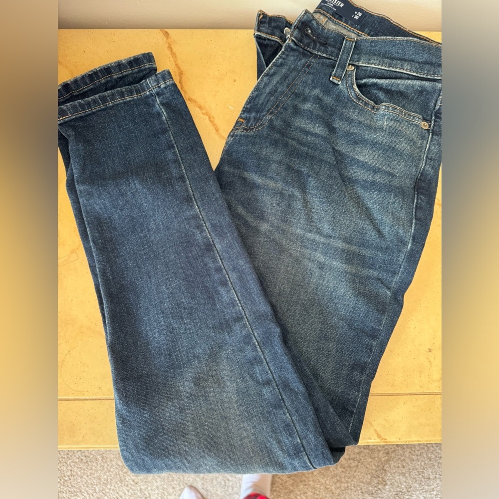 HOLLISTER JEANS TAPER EPIC FLEX SIZE 26 LENGTH 30